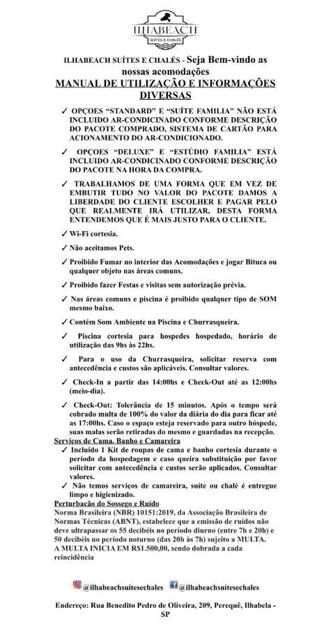 Ilhabeach Suites E Chales Ilhabela Eksteriør billede